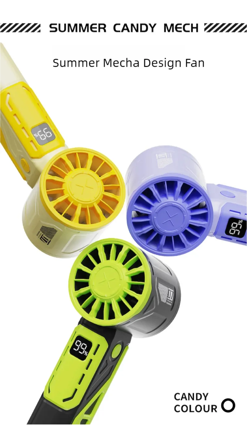 Ventilador de mão USB, Creative Mecha Candy