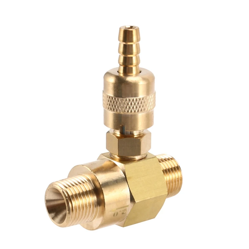 

2X Downstream Injector For Pressure Washer, Power Washer Injector Kit, Soap Injector, 3/8 Inch Quick Connect, 4000 PSI