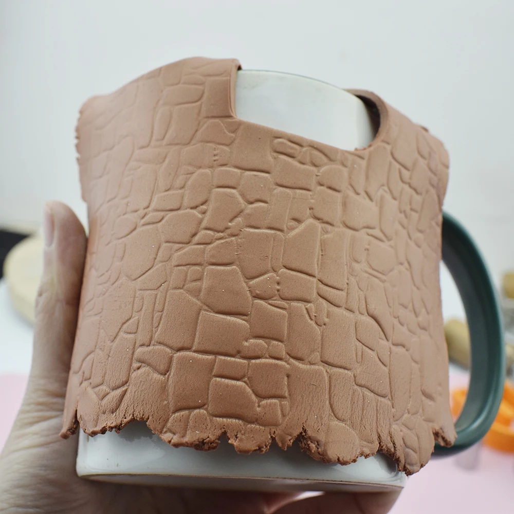 Polymer Clay Texture Stamp Sheets Brick Wall Pattern DIY Individual Design Embossing Art Clay Pottery Tools Hobby Supply polymer clay tools pottery tools clay sculpting tools pottery sculpting tools clay craft tool