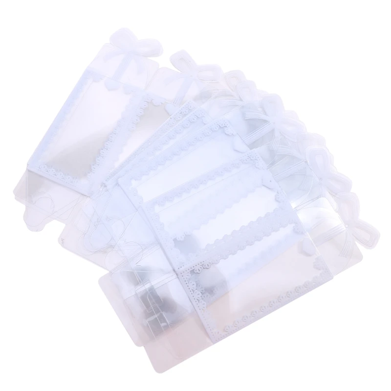 10/20 Stück Transparente PVC-Verpackungsboxen für Geburtstag, Hochzeit, Valentinstag, Pralinen, Kuchen, Geschenkverpackung, Geburtstagsparty-Zubehör – Detail 12
