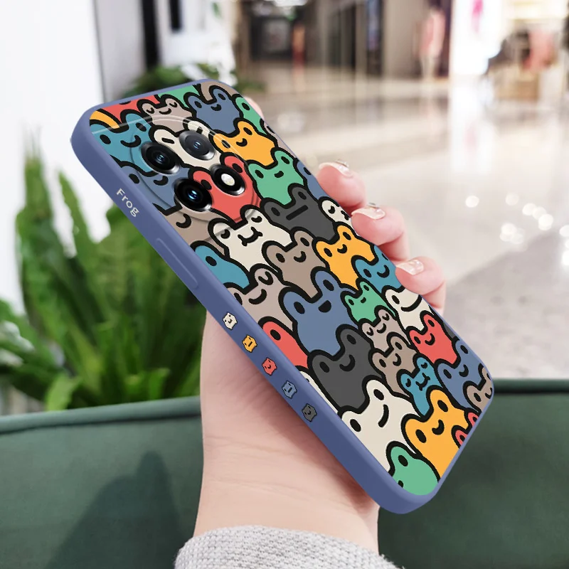 Vibrant Frog Liquid Silicone Phone Case