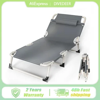 Portable Folding Camping Recliner Bed 1