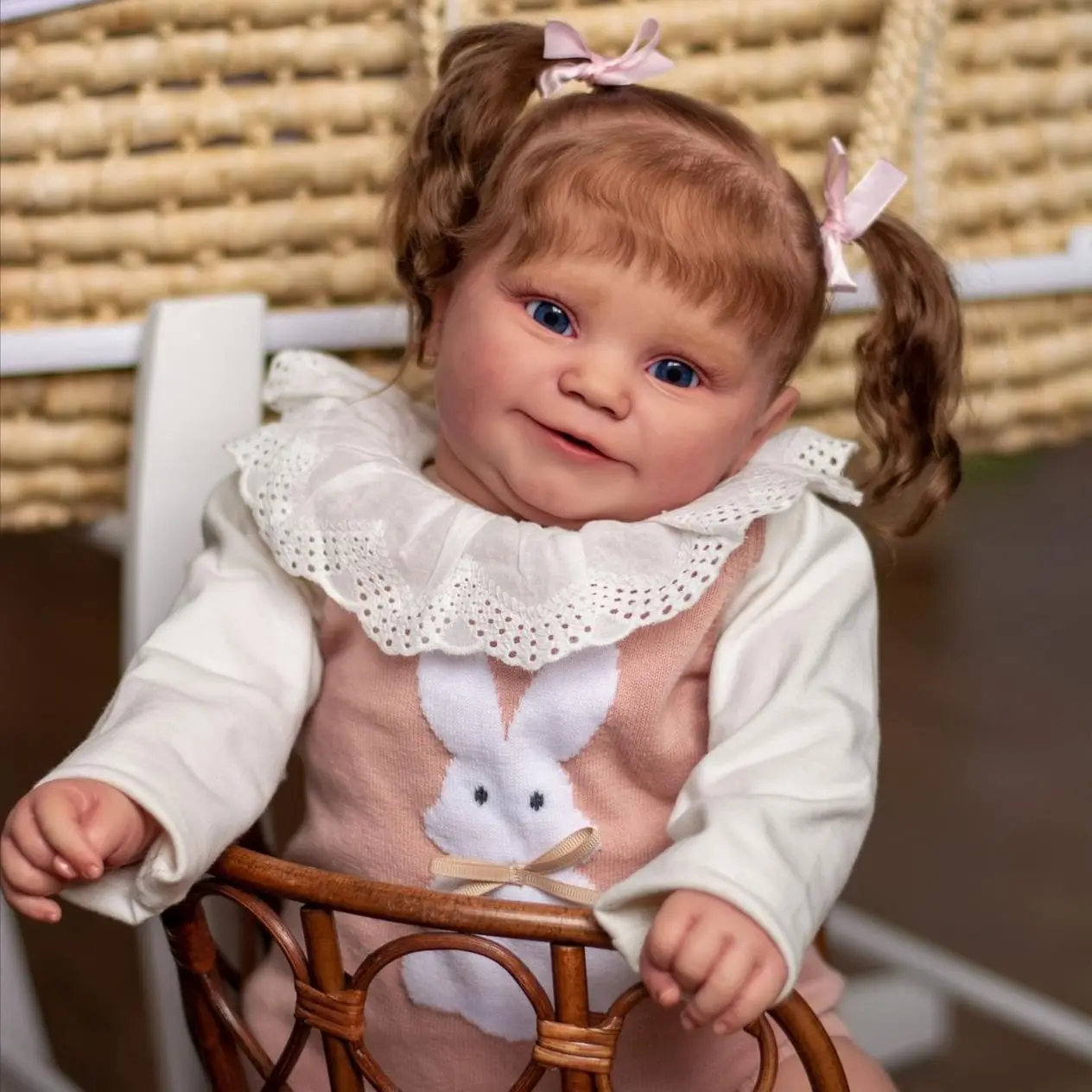 

24 Inch Huge Bebe Reborn Toddler Maddie Girl Doll Soft Cuddle Body Silicone Baby Doll High Quality Handmade Doll Gift