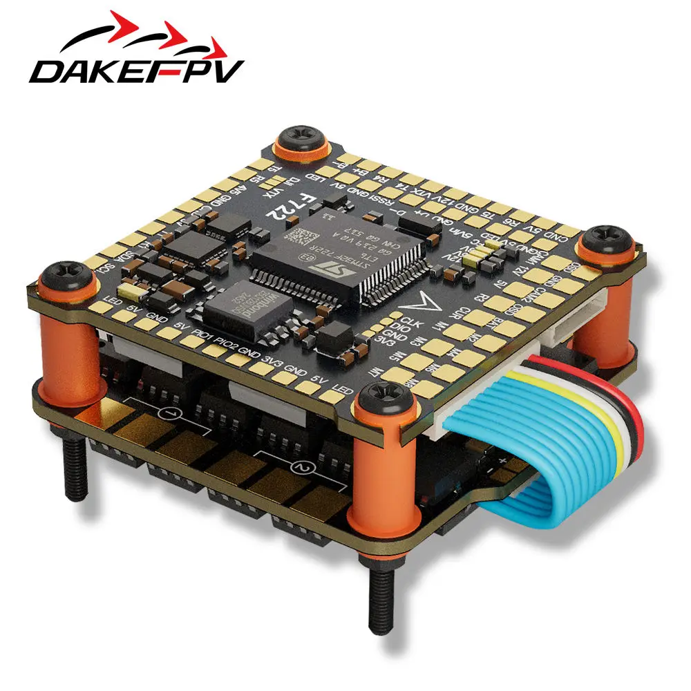 รูปสินค้า คอนโทรลเลอร์โดรนแข่ง FPV ไร้บัดกรี 8 มอเตอร์