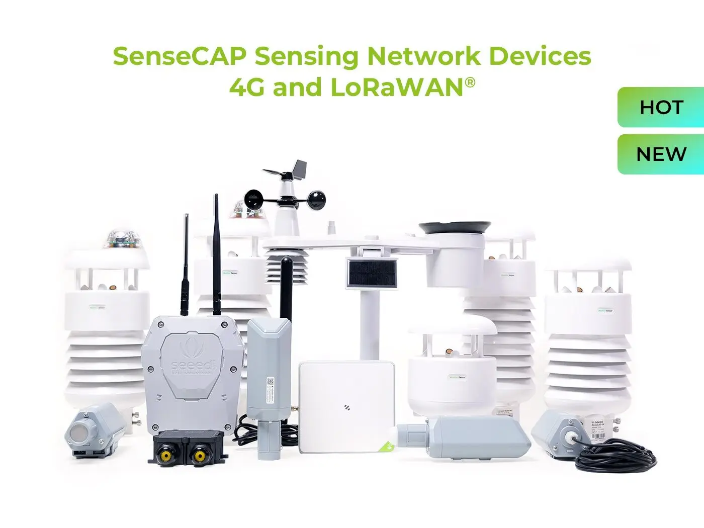 

SenseCAP IoT LoRaWAN®Демонстрационный комплект решения: КОМПЛЕКСНОЕ удаленное решение по сбору данных и общению