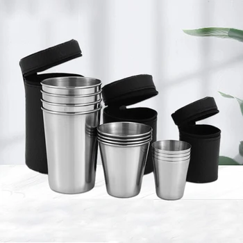 Stainless Steel Travel Cup Set 1
