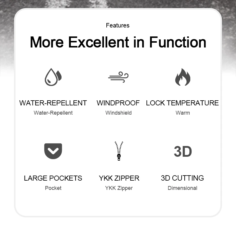 Description Picture 3 of itemINBIKE Winter Men's Windbreaker Jacket Warm Polar Fleece Cycling Jackets With Pockets Waterproof Bicycle Jacket Clothing For Men