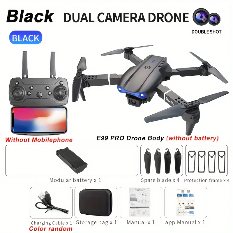 Drone Jouet Enfant avec Caméra HD - Quadricoptère Pliable