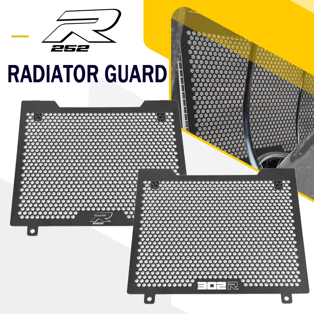 

For BENELLI 302R 252R 252 302 R 2021 2022 2023 Motorcycle Aluminium Accessories Radiator Guard Protector Grille Cover