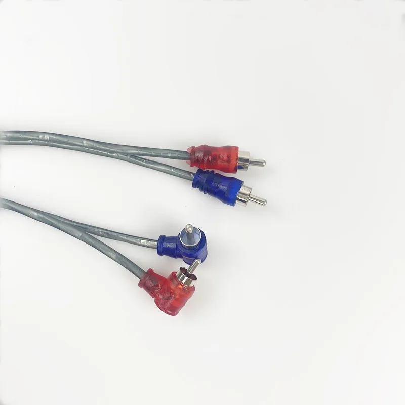 Tanie 2 Rca to 2 Rca plug car audio amplifier copper wire for sklep