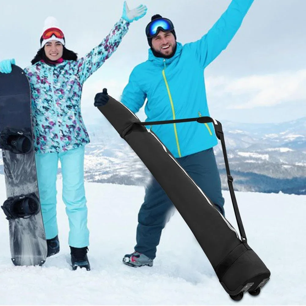 Сумка для хранения сноуборда с колесами из ткани Оксфорд сумка большой емкости для лыжного спорта аксессуары для спорта на открытом воздухе