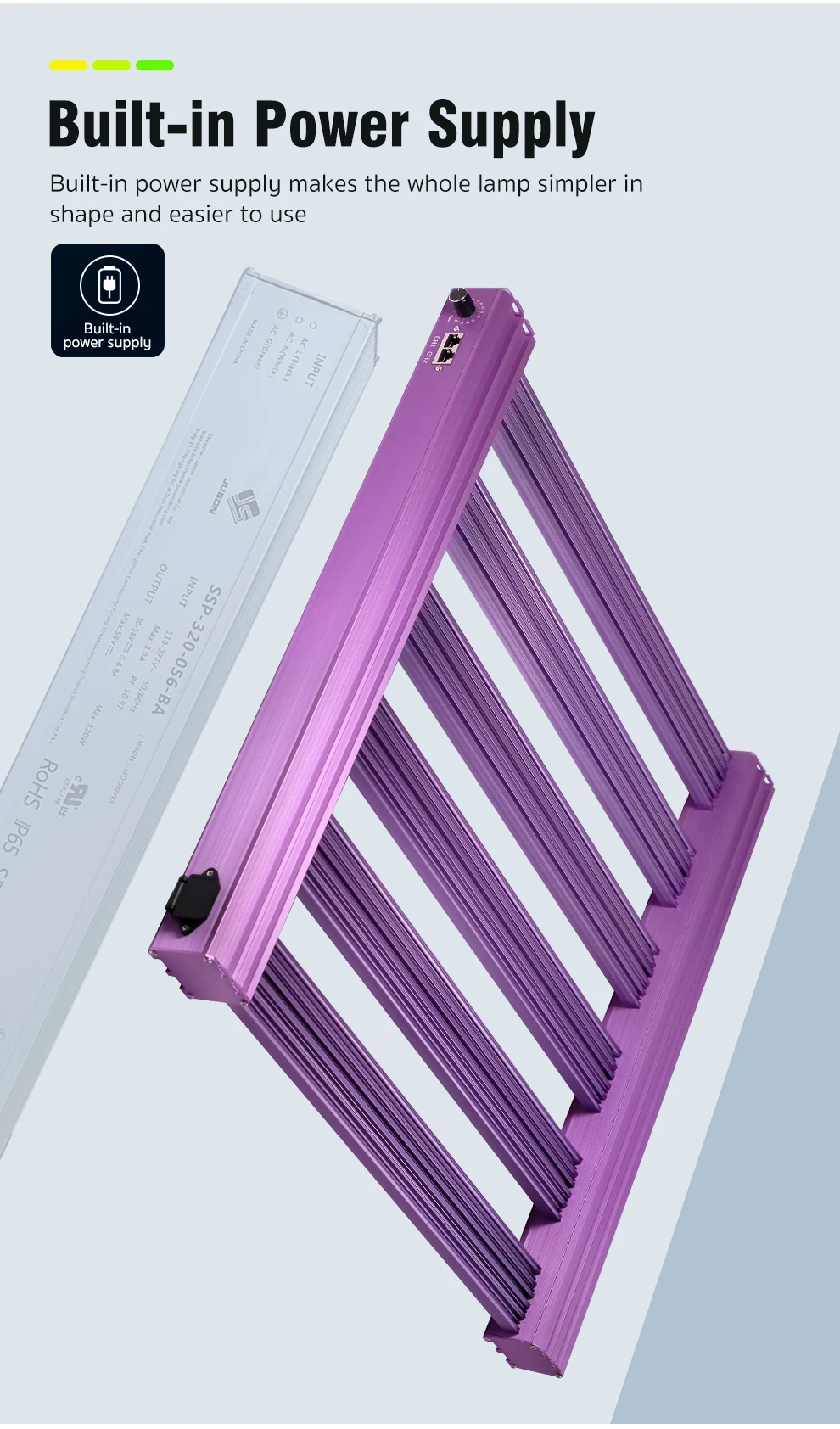Description Picture 4 of item200W 300W LED Grow Light Full Spectrum LM281B Hydroponic Growing Lamp for Plant Greenhouse Growbox Veg Flowers Growtent