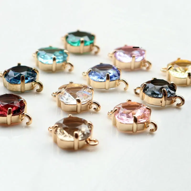 17x11MM 14K  ÷ Ȳ   2 Ȧ    Ʈ, Diy   ׼