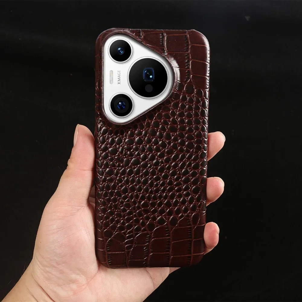 Luxurious Genuine Leather Phone Case - Premium Cowhide Back Cover