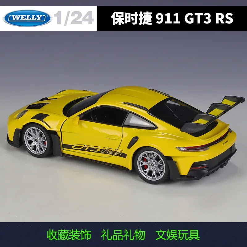 1/24 WELLY ポルシェ 911 GT3 RS カスタム品 Amazon.com: Diecast Model Car Compatible with Welly 1:24
