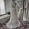 Mryarce Trendy Long Boho Sleeves Lace A Line Wedding Dresses Side Slit Keyhole Back Bohemian Bridal Gowns 4