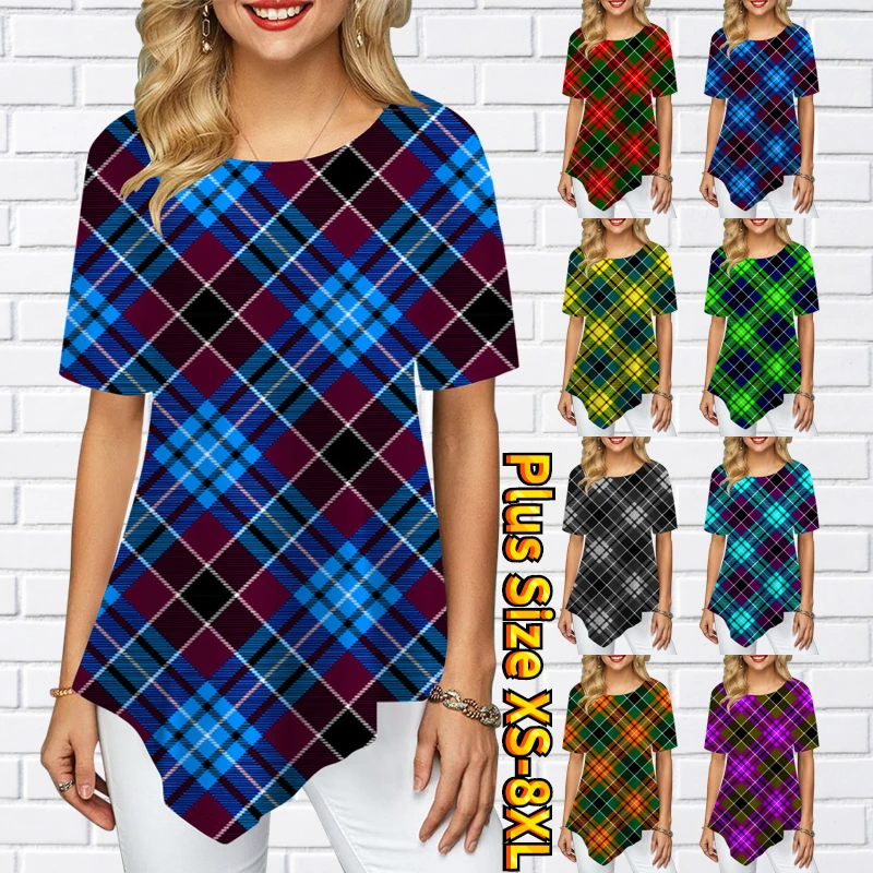 

2023 Round Collar Fashion T-shirt New Design Printing Top Retro Pullover Summer Simple Style Short Sleeves Oversized Tee Shirt