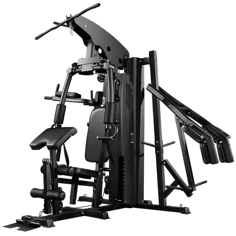 

Multifunction 3 Person Station Comprehensive Training Machine Home Use Exercise Trainer Gym Club Fitness Sports Center Equipment