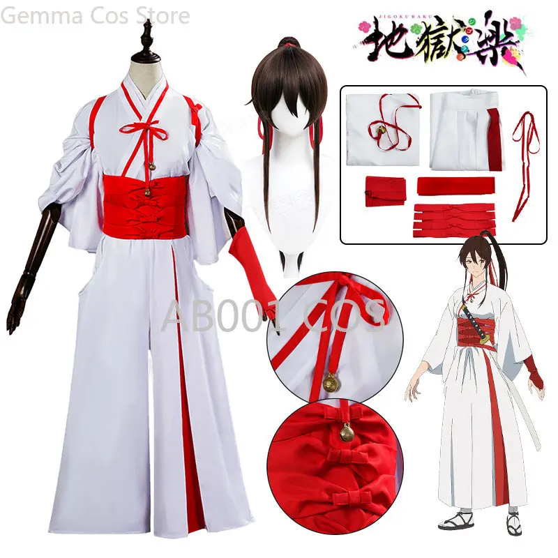 

Костюм Аниме Jigoku, раму, Ямада, асаэмон, сагири, косплей, костюм асаэмона, искусственный парик, костюм на Хэллоуин, одежда для вечеринки, костюмы