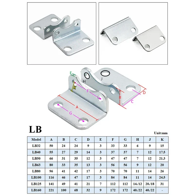 SC ø I, Y, U, F, CA, CB, LB, FA , 32mm, 40mm, 50mm, 63mm, 80mm, 100mm, 125mm, 160mm   Ǹ ׼