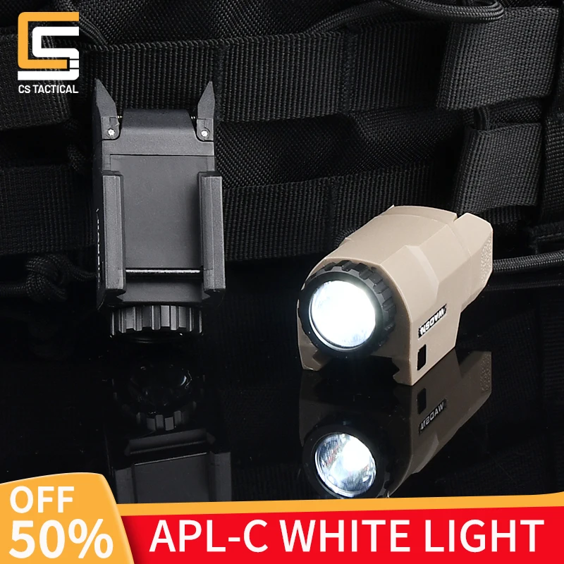 

WADSN WML G2 APL Airsoft Tactical Weapon Gun Pistol Flashlight Fit 20mm Picatinny Rail For Hunting Lanterna Weapons Rifle Light