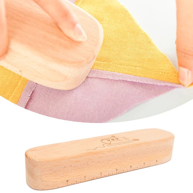 Pro Tailors Clapper Pressing Cloth Patchwork Seam Flattening Tool For  Sewing Ironing Patchwork Fabric Quilting beech Wood Block