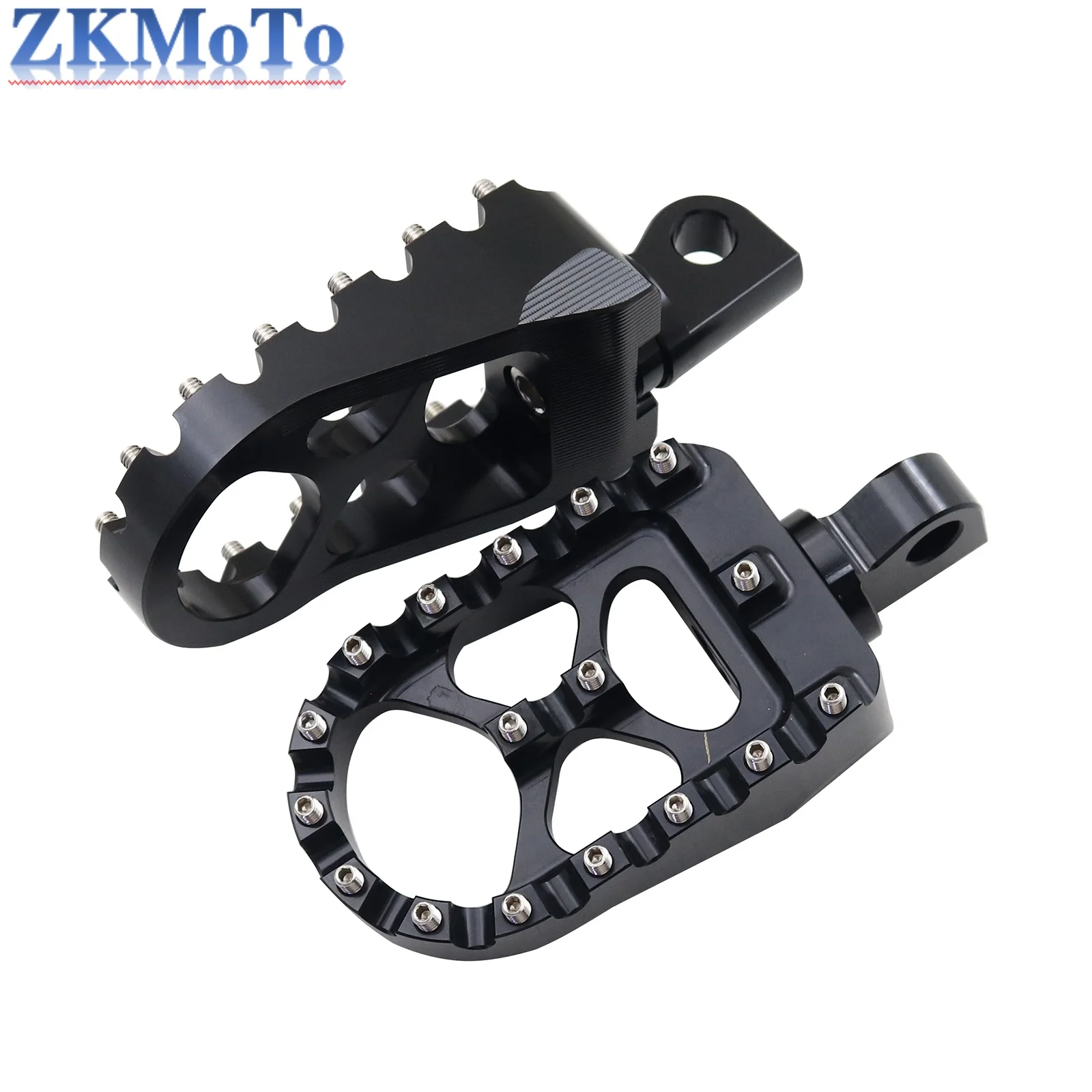 Motorcycle Footrests CNC 360&deg; Roating Foot Pegs For Harley Dyna Fat Bob Softail Sportster 883 1200 Street Bob FXDB