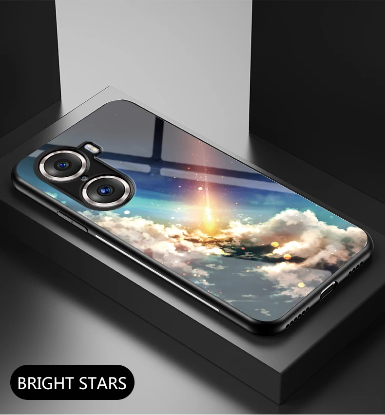 Custodia in vetro DECLAREYAO per Honor 30 50 60 Pro Plus, lussuosa custodia in vetro temperato a specchio per Honor View 30 Lite 40 50 S_voghion.com