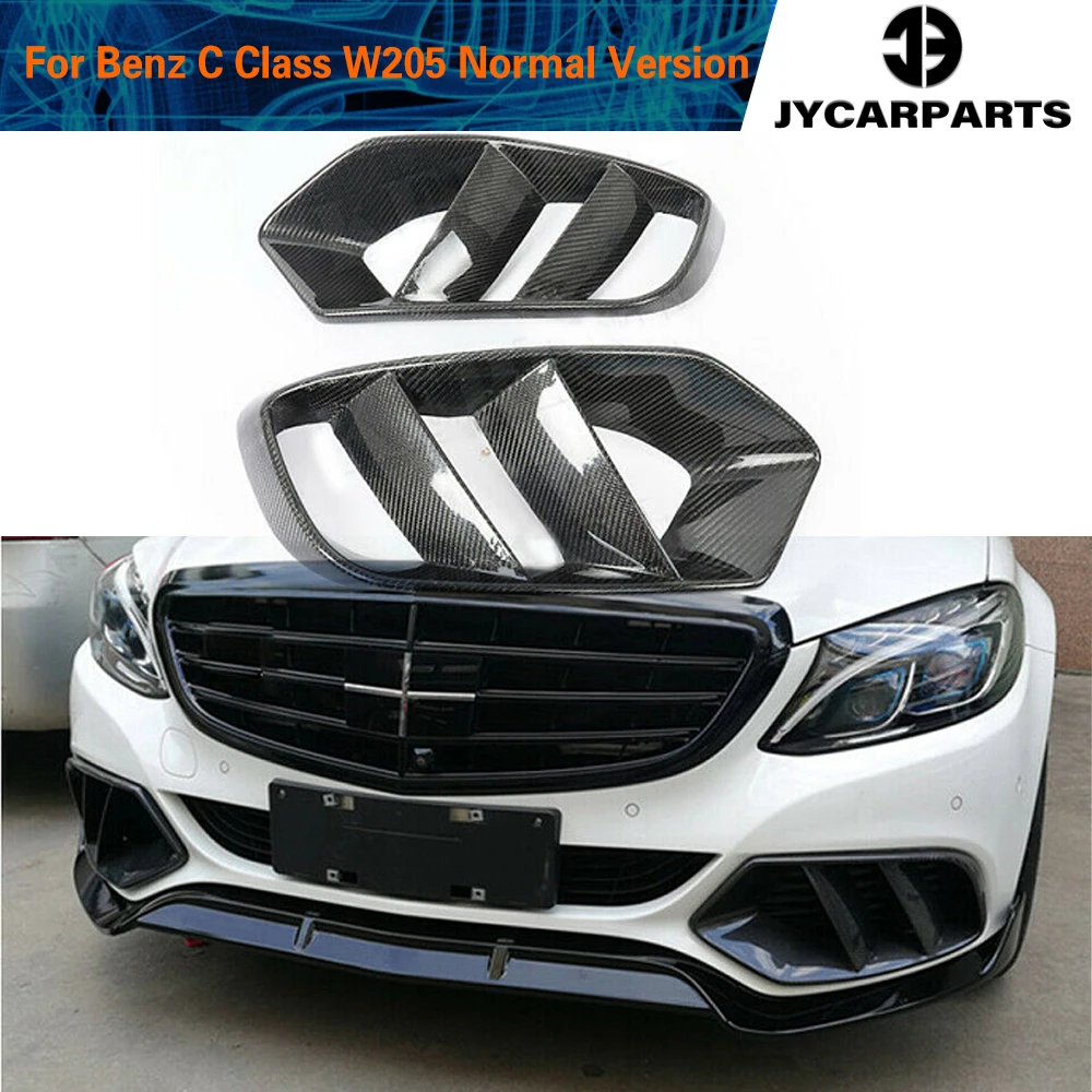 C-CLASS W205 C250 AMG Front Bumper Canard Set Carbon - - Specializes In Providing Carbon Fibre Parts And Accessories - Foto 9