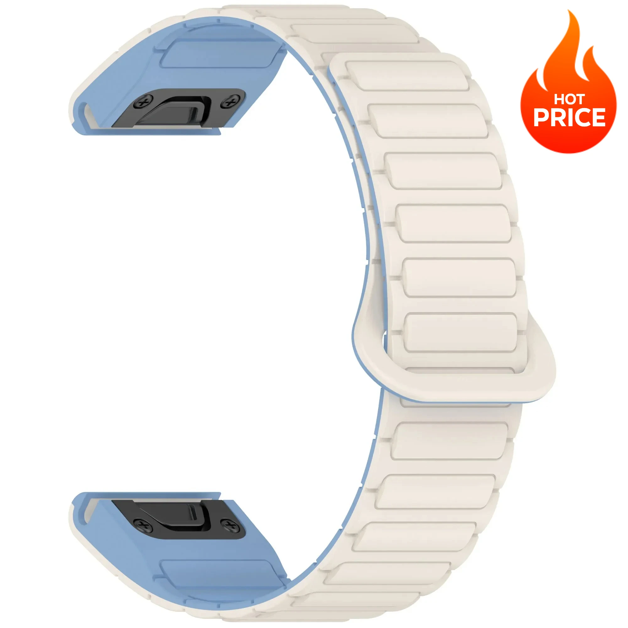 Enhanced Silicone Magnetic Bracelet with QuickFit Adjustment