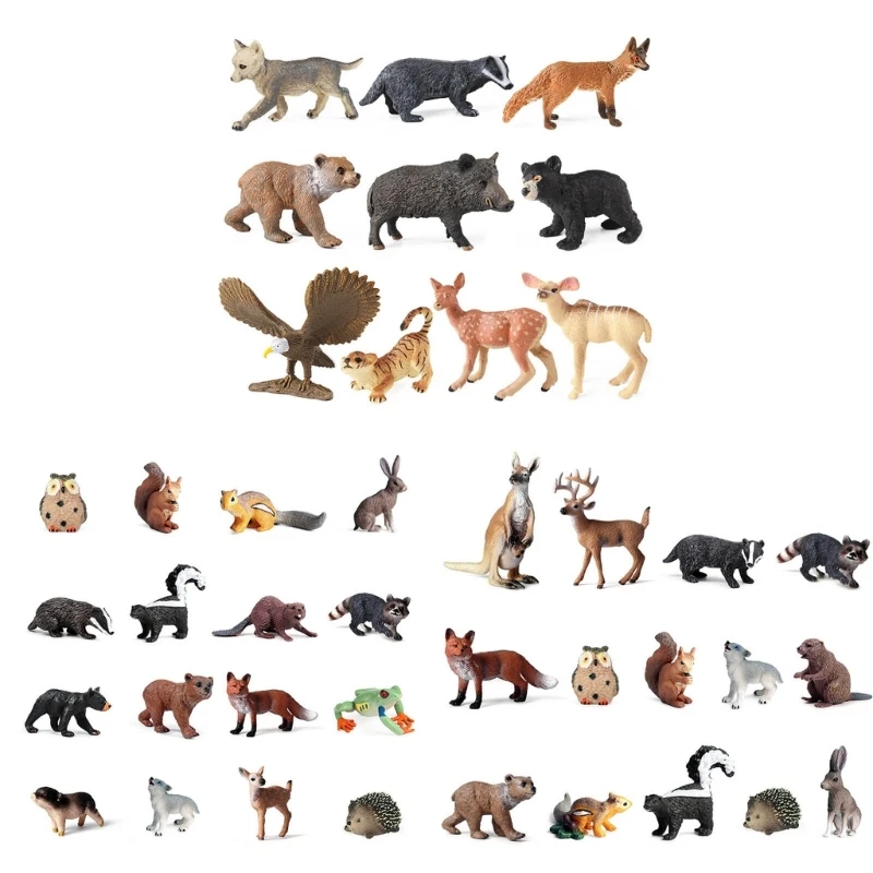 10/14/16 Simulation Animal Figurines Action Figures Collectible Toy for Toddlers 3