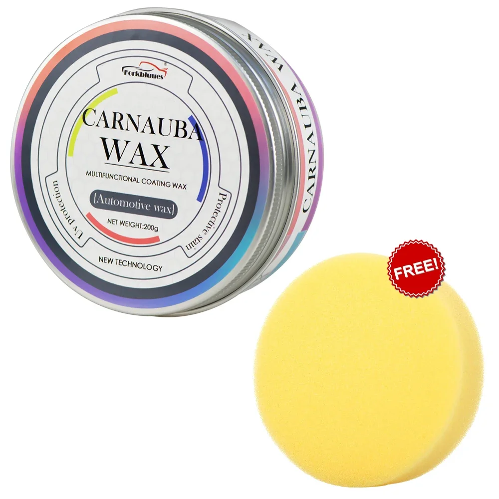 Carnauba Paste Car Wax Auto Paint Care Wax Brazilian Polishing Paste High Gloss Shine Super Hydrophobic Coating Glazing car wax