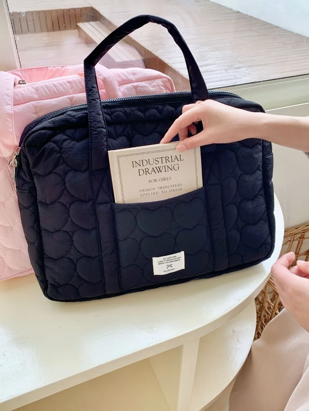Multifunctional Portable Laptop Shoulder Handbag