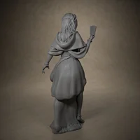 Fortune Teller Miniatures Unpainted Miniatures for DND Tabletop and Role Playing Games Room Decoration 2