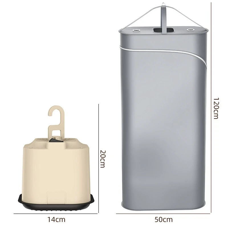 BAAJ-Portable Electric Clothes Dryer Machine With Dryer Bag,Mini Hanging Clothes Fast Machine