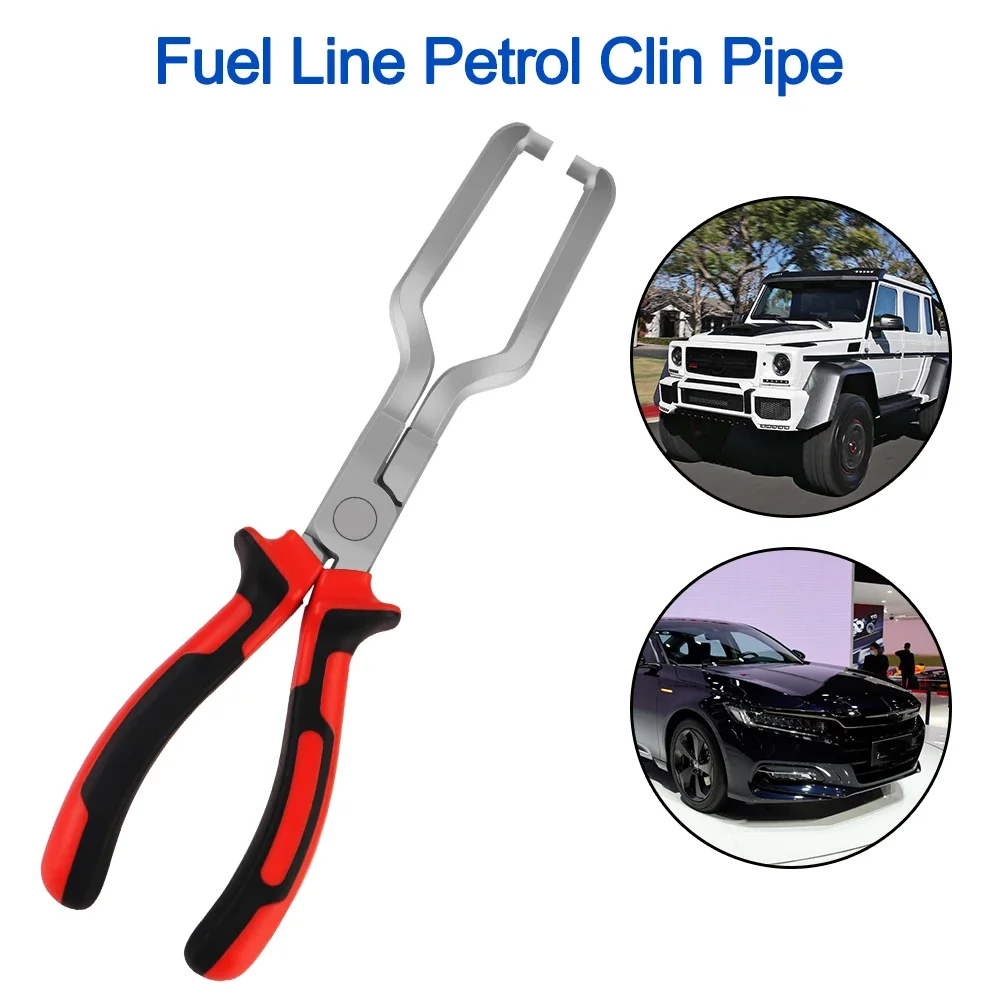 Fuel Line Pliers Filter Hose Release Disconnect Fuel Line Pliers Car Repair Tool Steel Special Petrol Clamp Gasoline Pipe Joint Fittings Calipers
