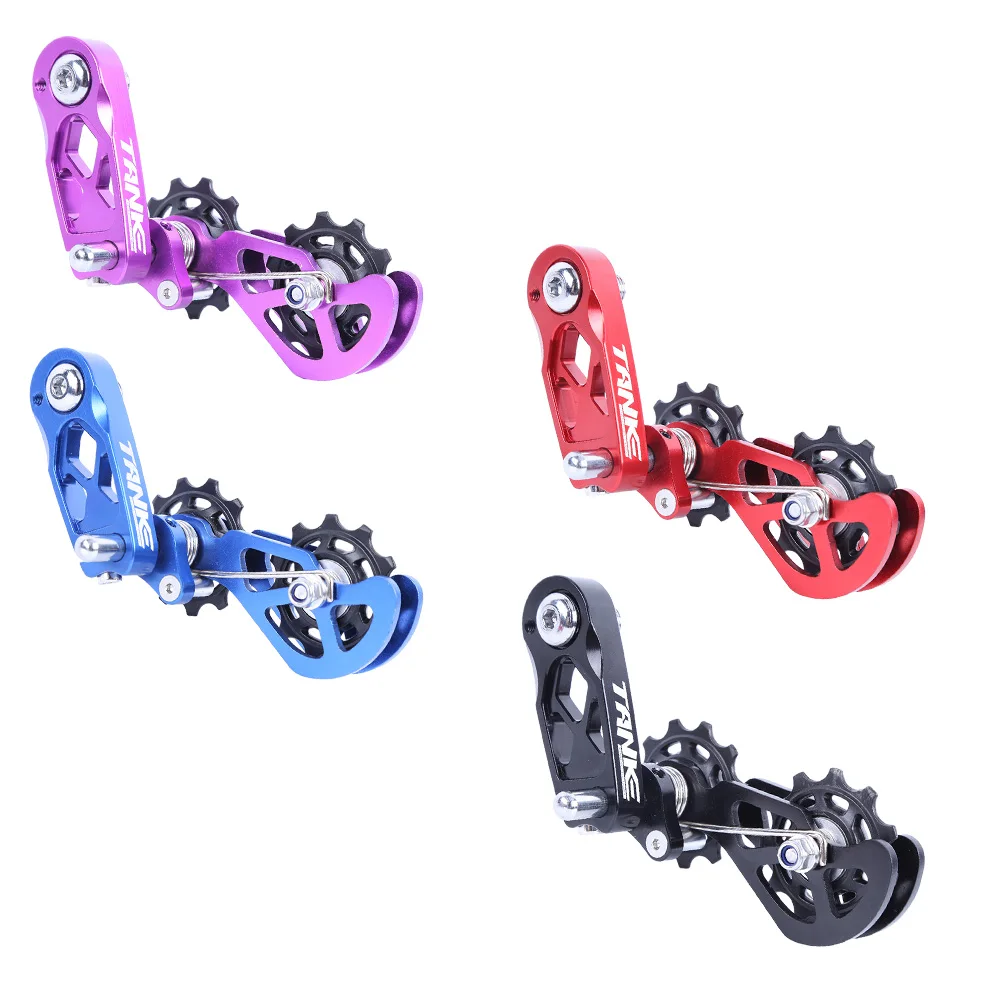 

Bike Chain Tensioner Use For 8 Speed Up To 12 Speed Chainring Tensioner Rear Derailleur Folding Bike Chain Guide Pulley