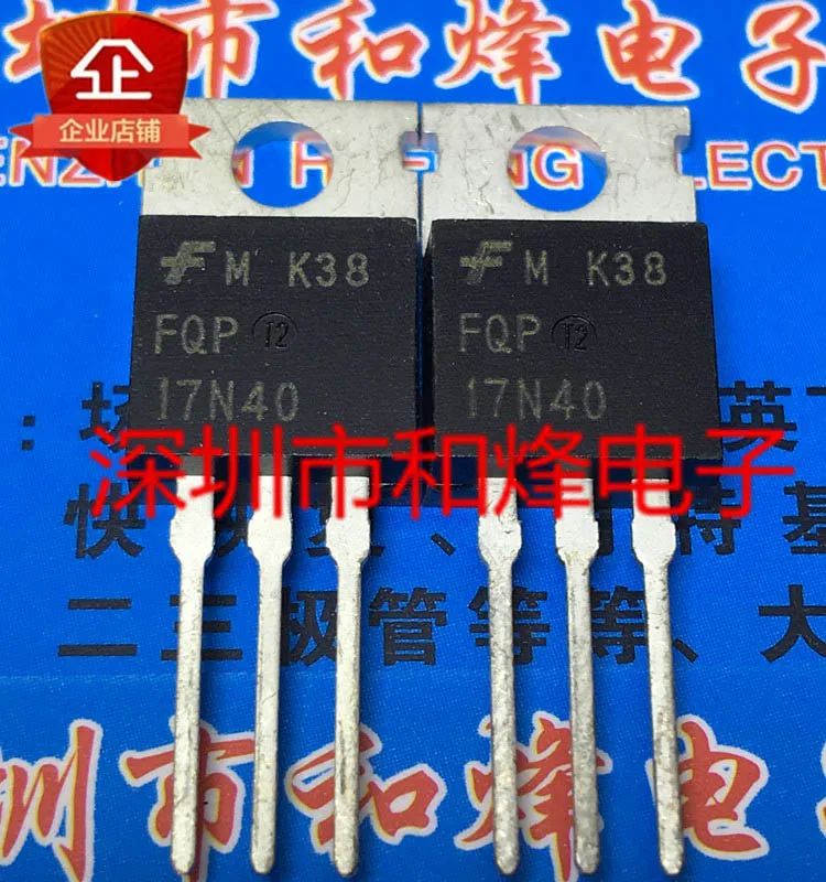 

(5PCS/LOT) FQP17N40 TO-220 MOS 400V 17A New Original Stock Power chip