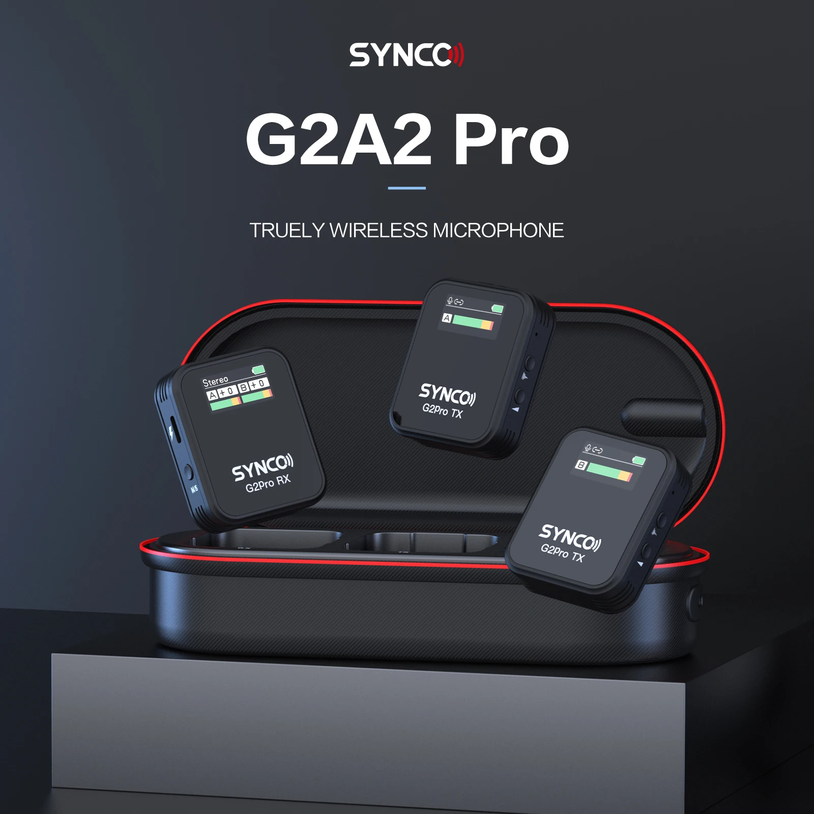 Synco G2 A2 Pro Microfone 2.4G Microfono Lavalier Wireless Smartphone Camera Vlogging Streaming Youtube Vs Rode Go Ii Mic