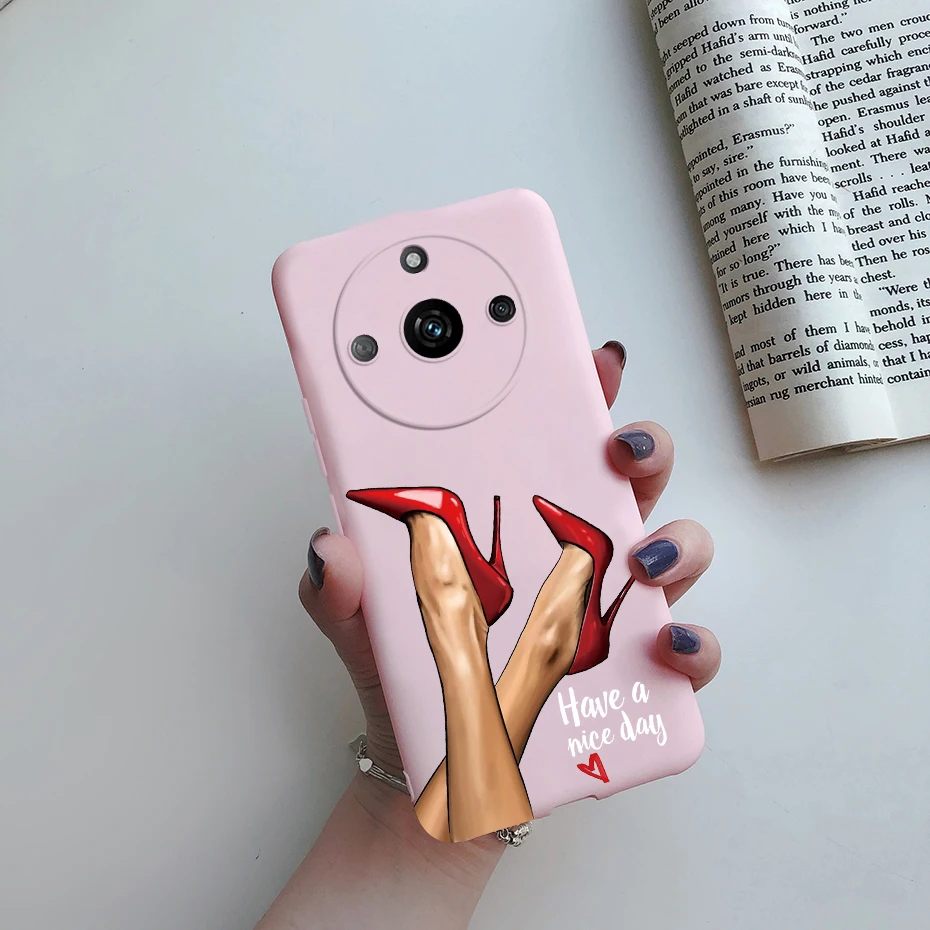 Stylish Pretty Girl Soft TPU Phone Case - Realme 11 Pro+ Collection