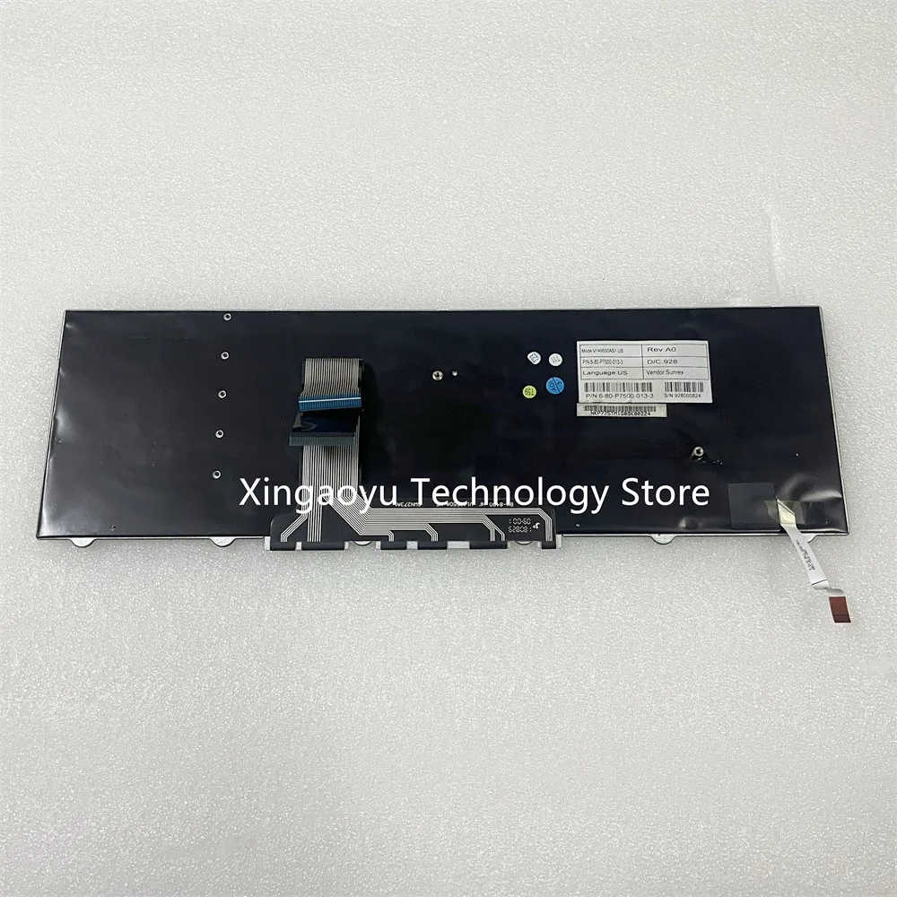 Retroiluminação do Teclado para Clevo P750 P750dm P750tm P770dm P870dm P870tm P770zm 680-p75000113 690-p7500213 01b - Imagem 4