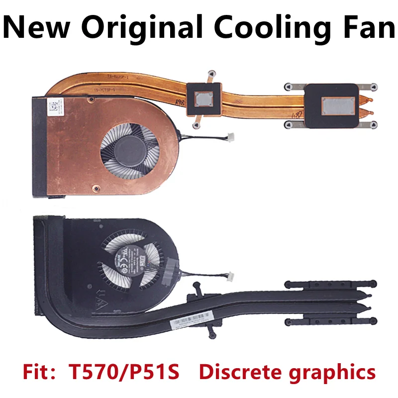 

New Original For Laptop Lenovo Thinkpad T570 P51S Cooler CPU Cooling Fan Heatsink Radiator FRU：01AY474 01AY475