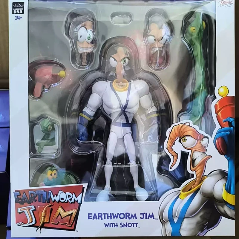 thumbnail image 1 of Nuevo en stock Original Earthworm Jim 2.0 PDNA 1/12 Psy Crow Bob The Killer Figura Worm Psy-Crow The Killer Juguete de regalo coleccionable, 1 of 5