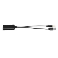 High Quality Universal Car 5V bluetooth Module Adapter Stereo Cable AUX-IN 3.5MM Jack Wireless Radio Adapter Aux USB - Image 6