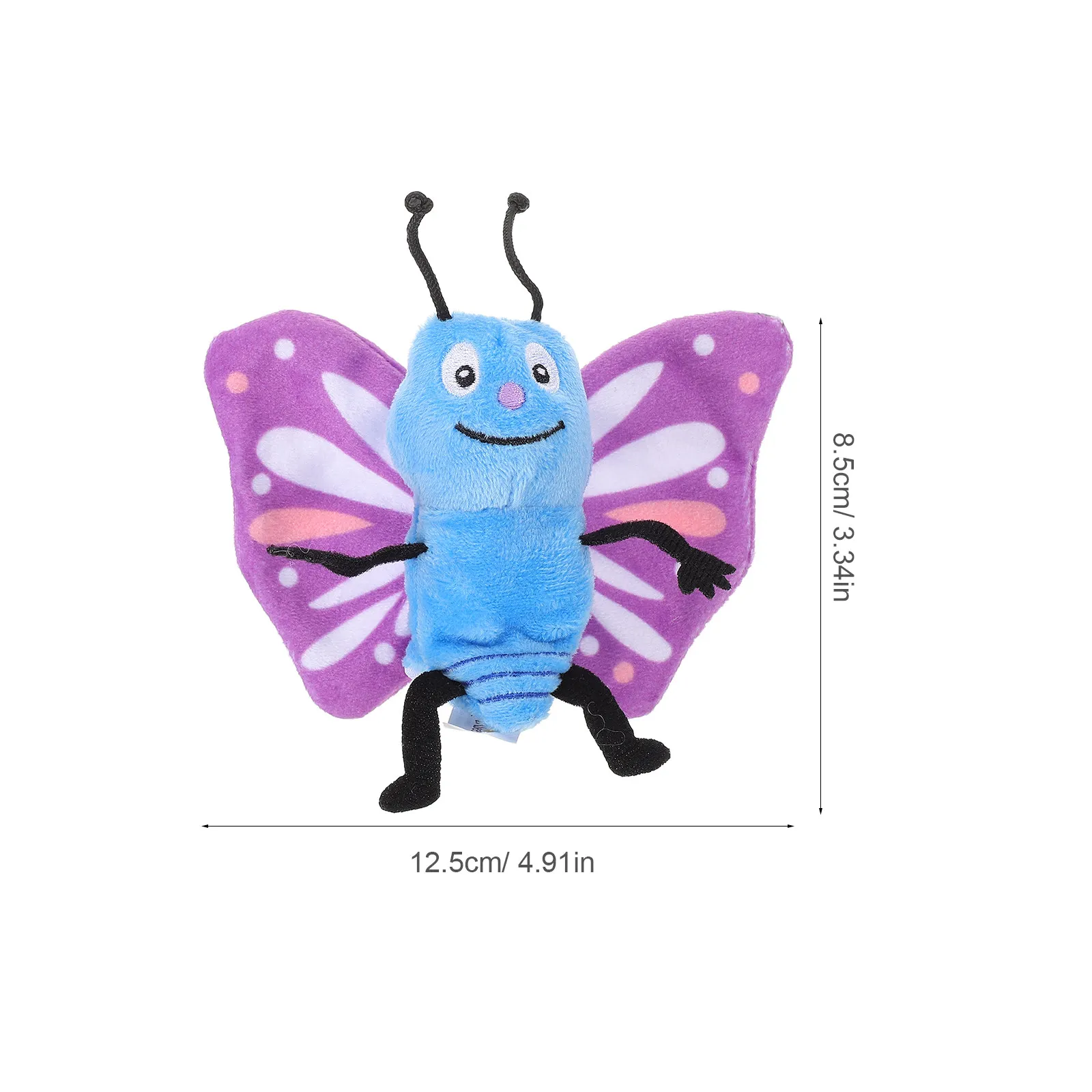 나비 꿀벌 손가락 인형 세트 를 위한 부드럽고 편안한 손인형 유치원 학습 스토리텔링 교실 놀이