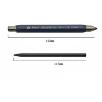 2B 4B 6B 8B HQ Alloy Metal Art Drawing Pencil 5.6mm Lead Students Painting Graffiti Mechanical Pencil Cute School Supplies DIY 2