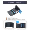 2024 New RFID Short Men Wallets Free Name Engraved Mini Slim Card Holder Brand Male Purses High Quality Men's Popup Wallet 3