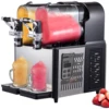 VEVOR Commercial Slushy Machine, 3LX2 Tank Slush Drink Maker, 370W Frozen Drink Machine with Temperature Preservation, Black 1