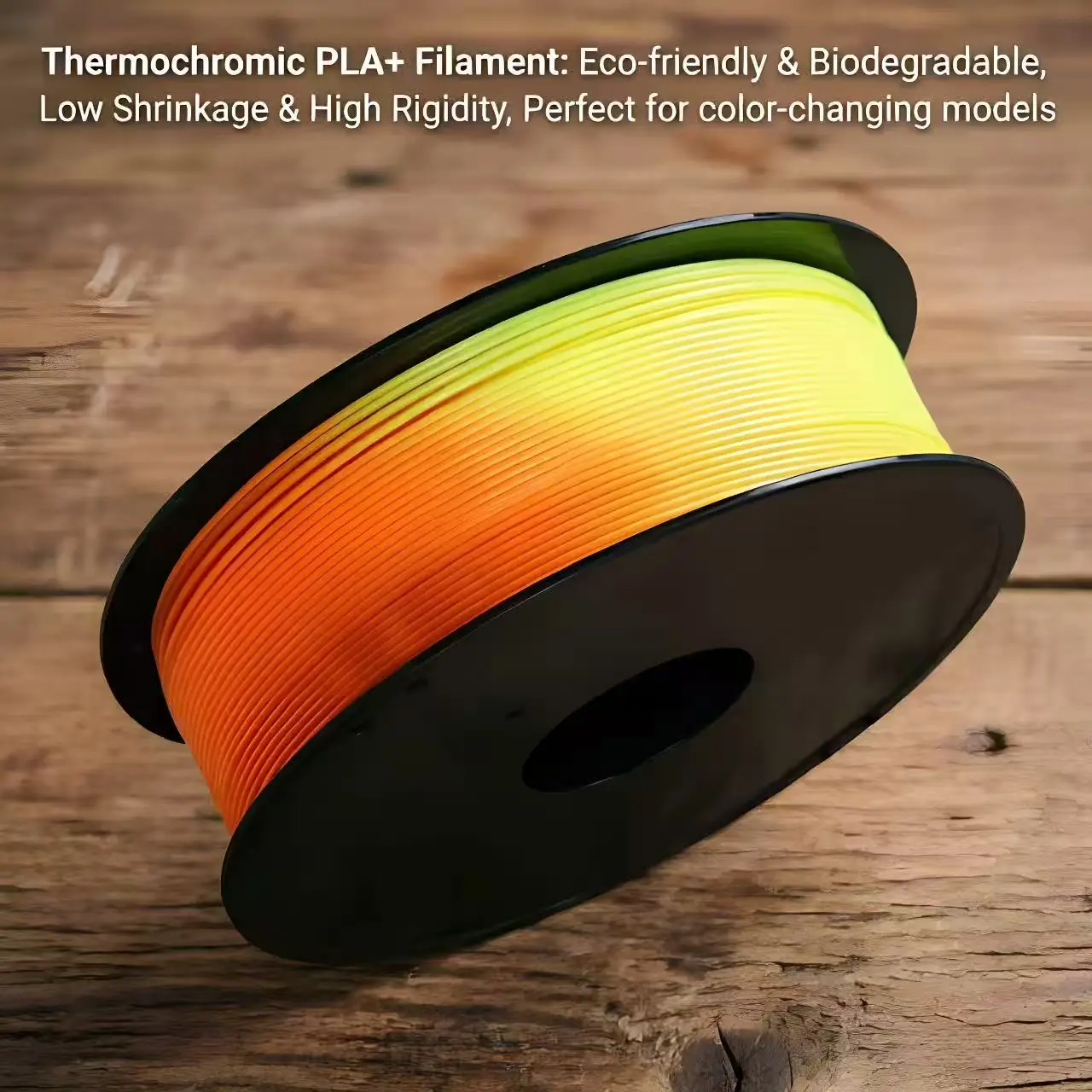 열변색 PLA+ 3D 프린터 필라멘트 1.75mm 1kg 스풀 - 열 활성화 변색, 생분해성, 1.75mm 1KG 직판매