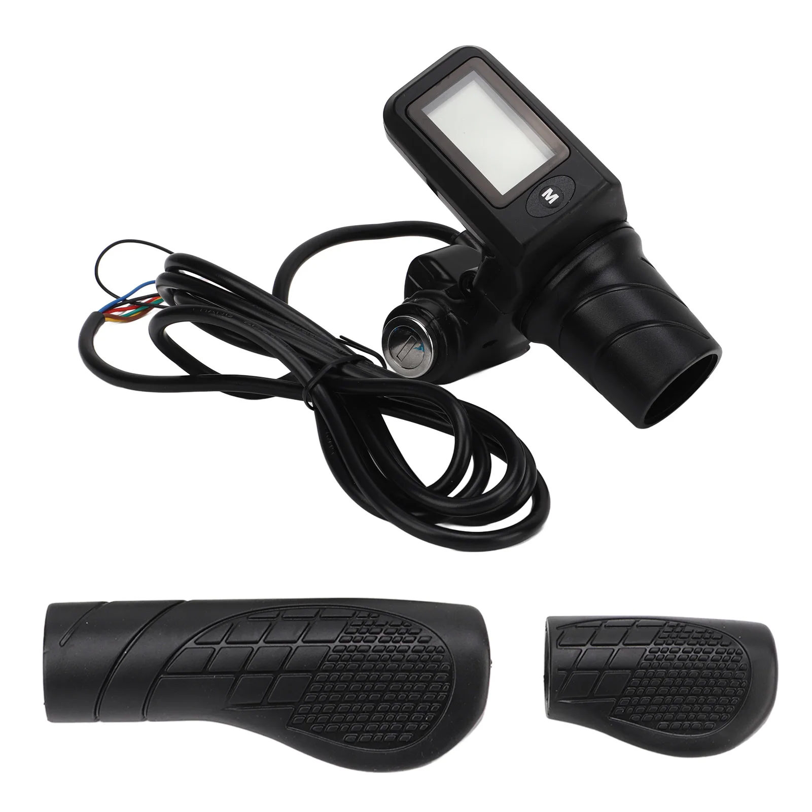 805 LCD Display Panel Throttle Grip Set Electric Bike Scooter